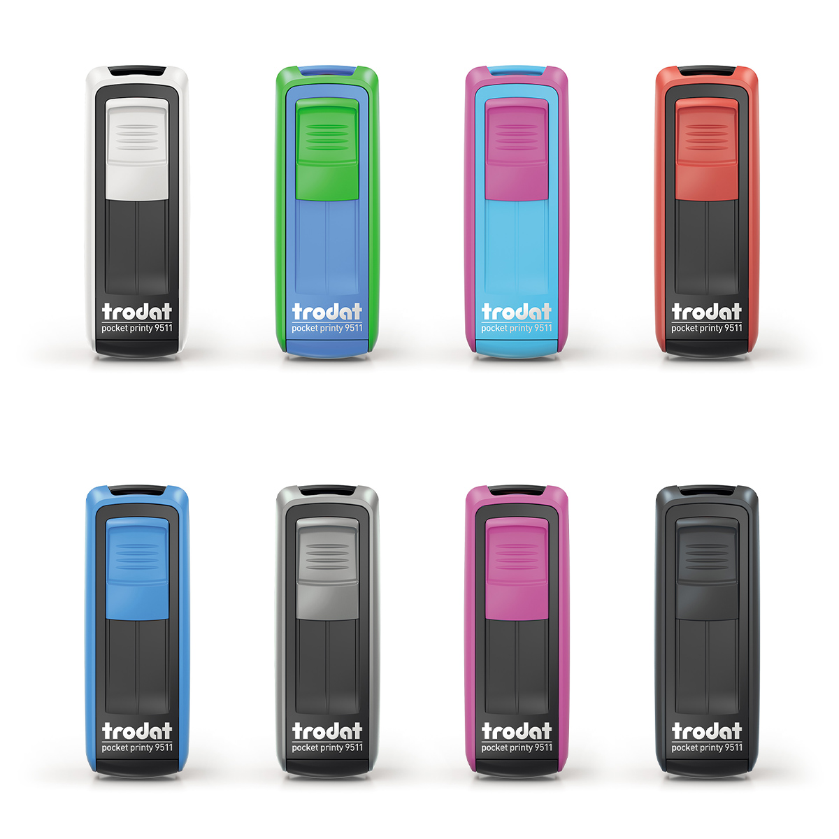 Tampon de poche Pocket Printy 3 lignes Mini-tampons encreurs