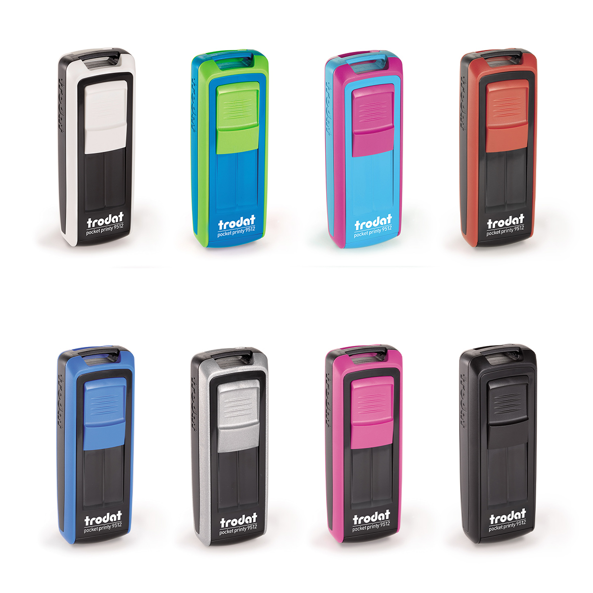 Tampon de poche Pocket Printy 4 lignes Mini-tampons encreurs