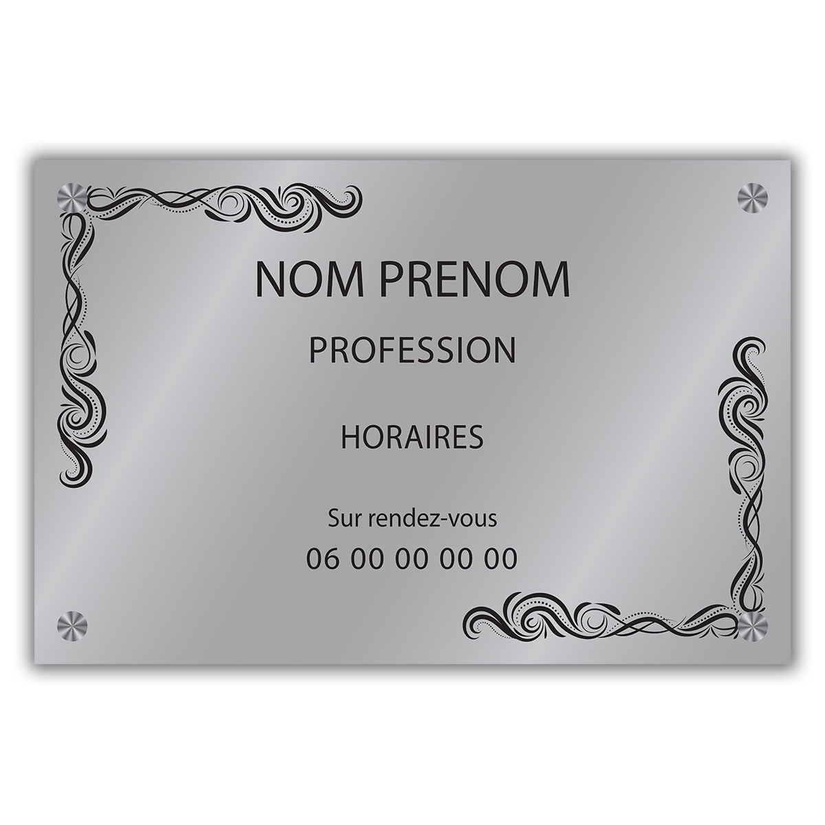 Plaque gravée 300x200mm Plaques professionnelles