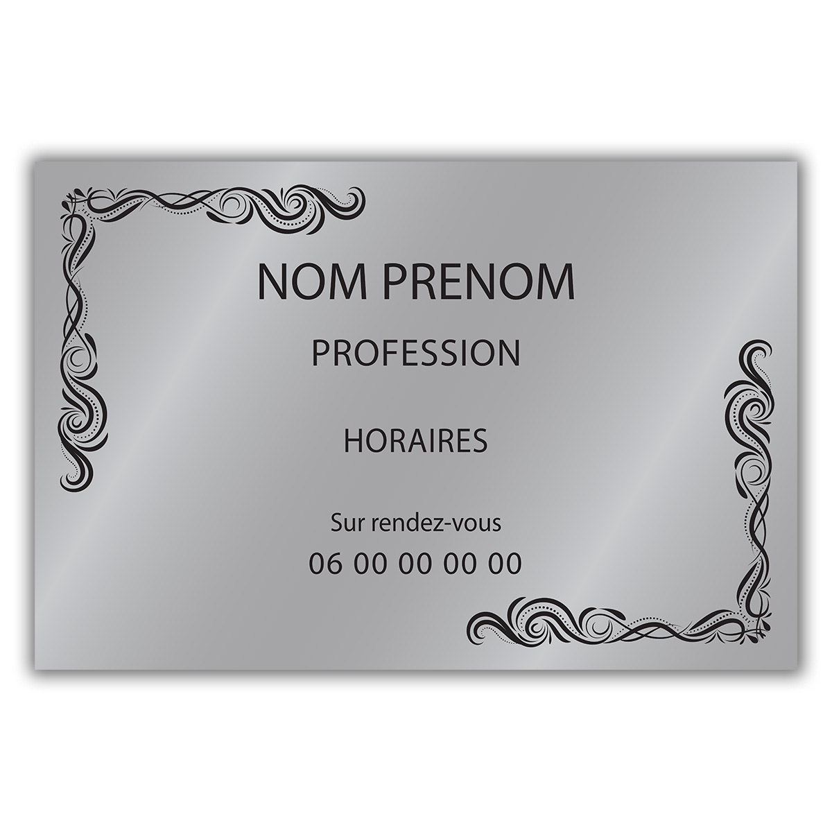 Plaque gravée 300x200mm Plaques professionnelles
