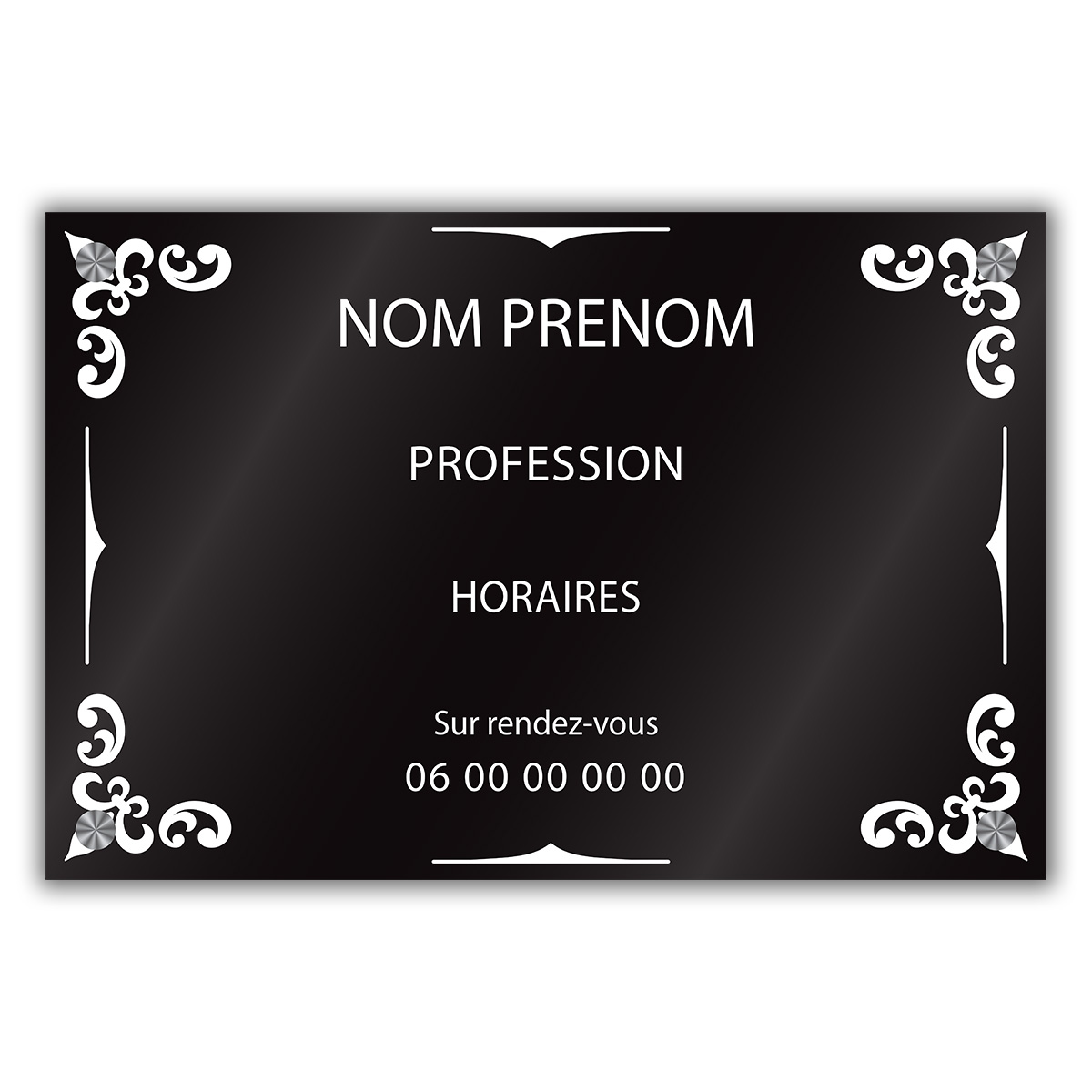 Plaque gravée 300x200mm Plaques professionnelles