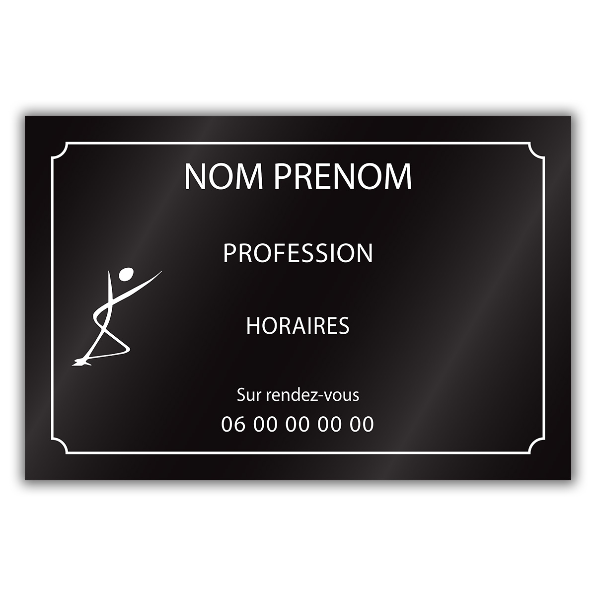 Plaque gravée 300x200mm Plaques professionnelles