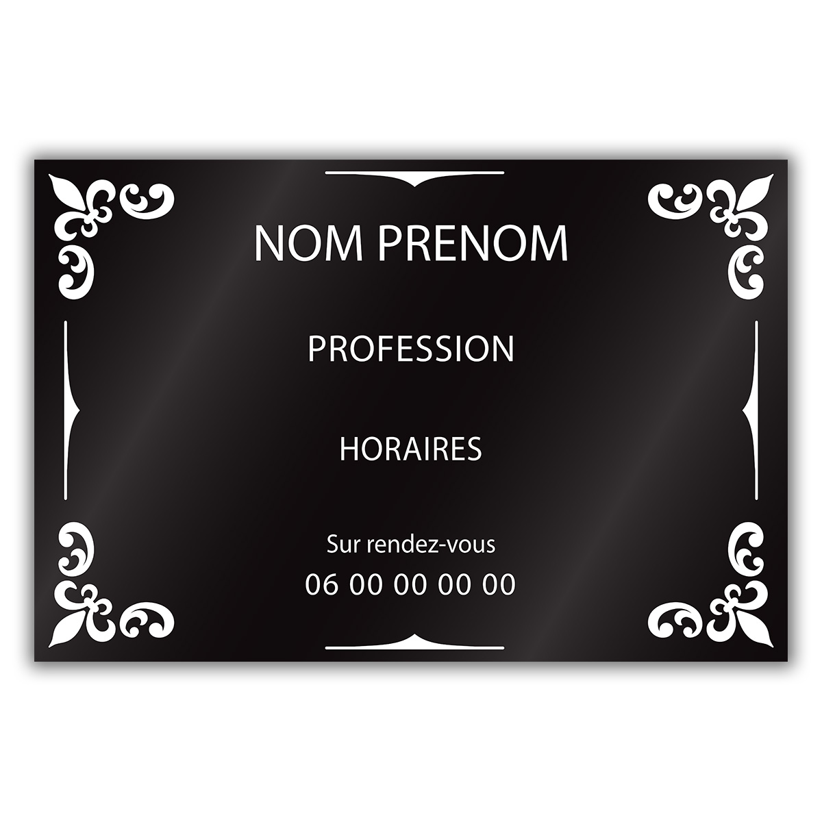 Plaque gravée 300x200mm Plaques professionnelles