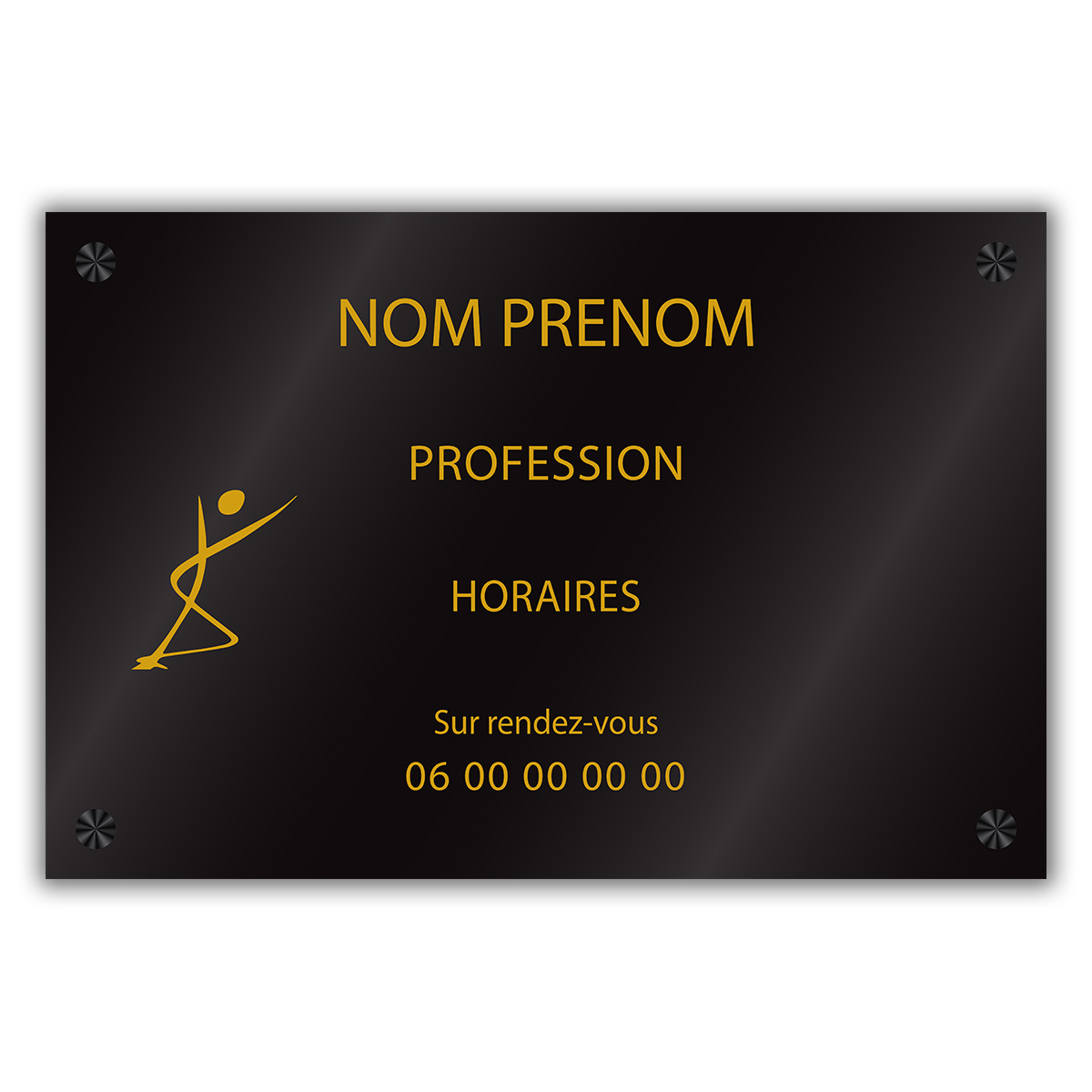 Plaque gravée 300x200mm Plaques professionnelles