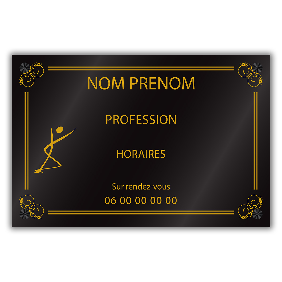 Plaque gravée 300x200mm