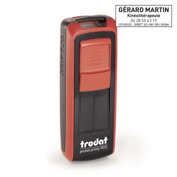 Tampon de poche Pocket Printy 4 lignes