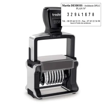 Tampon numéroteur Trodat 5558PL
